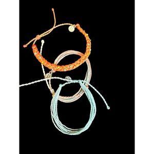 Authentic Pura Vida Bracelet Set Sunset Tropical Boho Beach‎ Summer Vacation